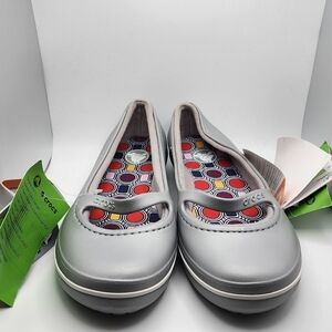 Crocs Crocband Winter Flat – Silver – Women’s 7 (NWT Sample Pair)
